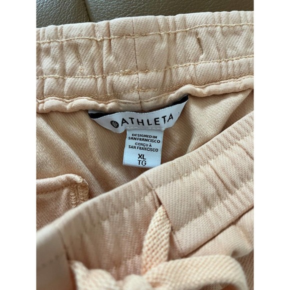 Athleta Farallon Peach Pull On Athletic Shorts Women’s Size XL - Picture 8 of 9